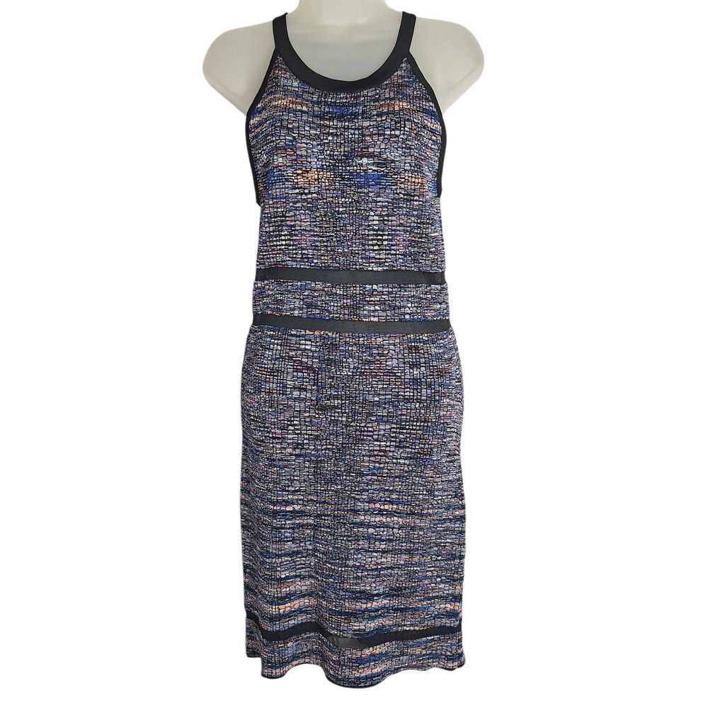 Parker Jaden Halter Dress Bodycon Knit Party Medium Womens
